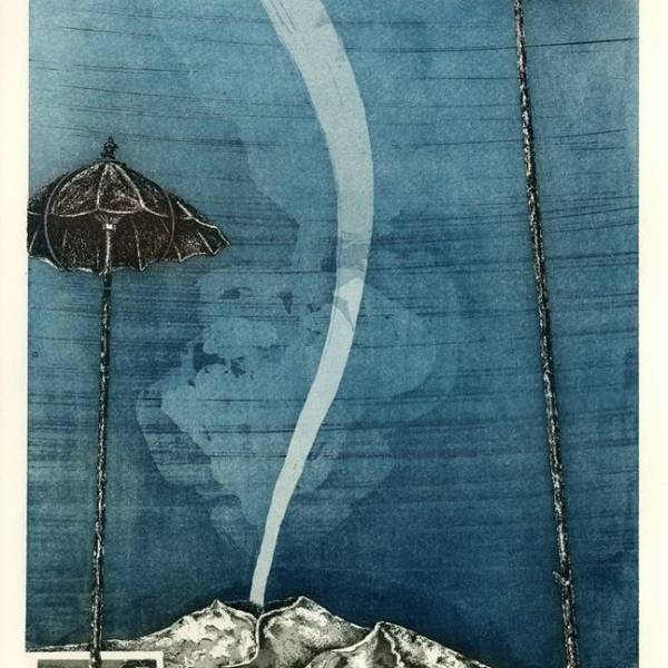 Paysage aux parasols, 1981